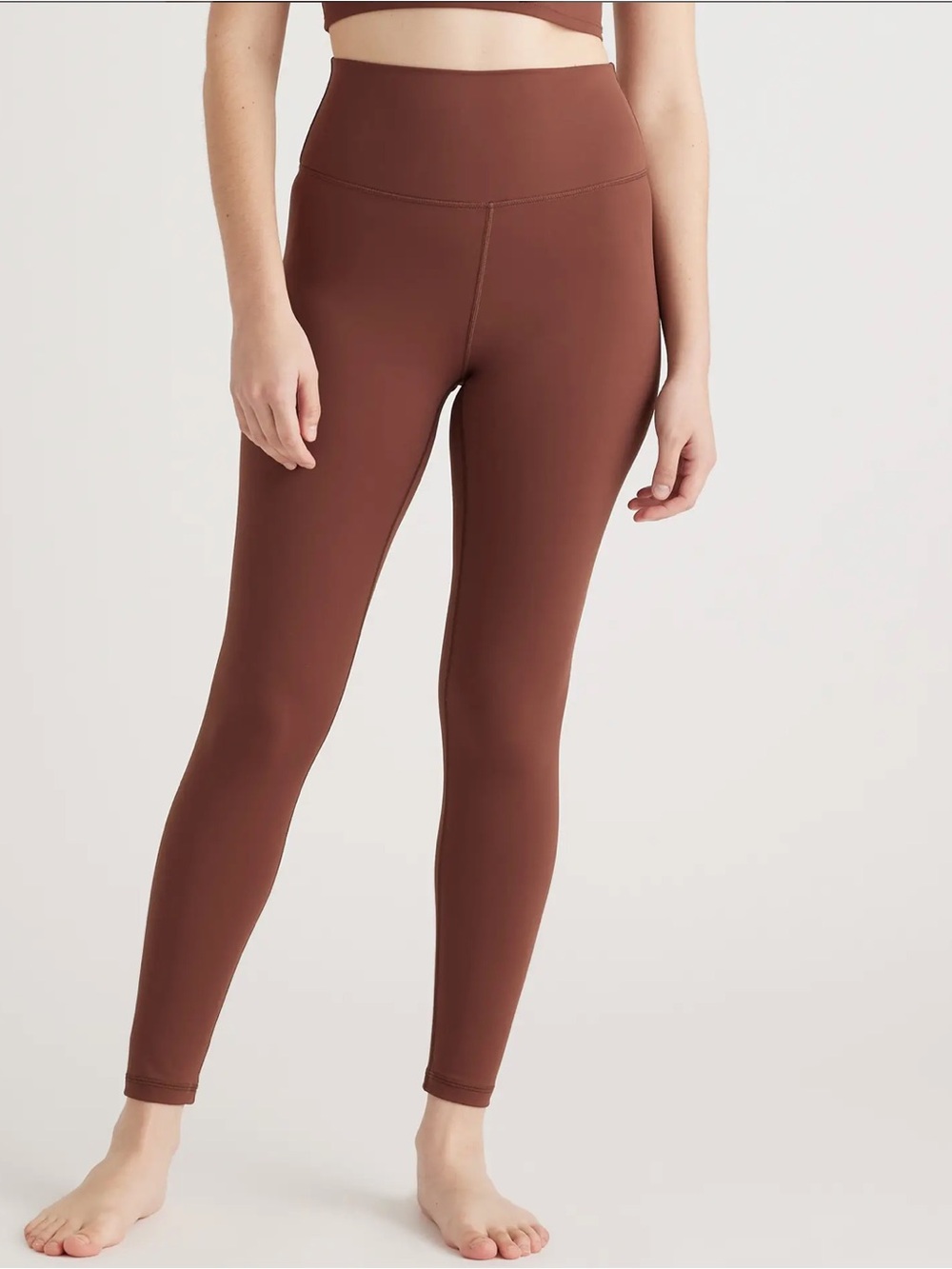 QUINCE Ultra‎ Soft High Rise Leggings in Chocolate Brown size XL
